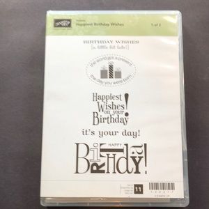 Stampin’ Up! Happiest Birthday Wishes